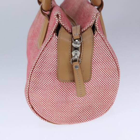 Burberry Hand Bag Canvas Red - Picture 3 of 16